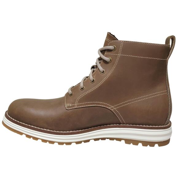 Cole Haan Men Original Grand Waterproof Combat Boots Sz US 7.5M Hawthorn Brown - Picture 3 of 7